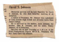 images/Dave's Obituary - Courtesy of Theresa (Alton) O'Connell